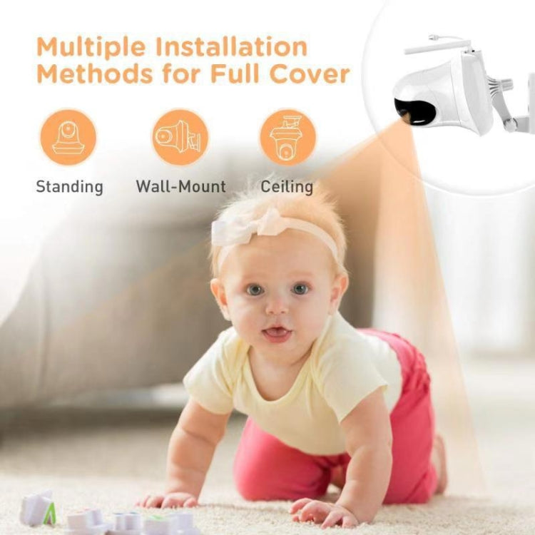 SM935 3.5 inch LCD Screen Wireless Video Baby Monitor Night Vision Two-Way Audio IP Camera(US Plug) - Baby Monitor by buy2fix | Online Shopping UK | buy2fix