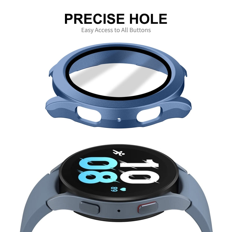 For Samsung Galaxy Watch4/5 40mm ENKAY Hat-Prince Waterproof Full Coverage PC Frame + 9H Tempered Glass Case(Pink) - Watch Cases by ENKAY | Online Shopping UK | buy2fix