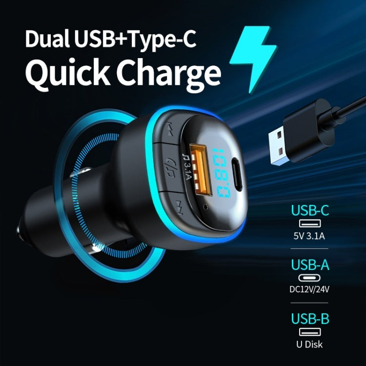 C33 Car Charger Quick Charge Type C Fast Charging Phone Adapter - Car Charger by buy2fix | Online Shopping UK | buy2fix