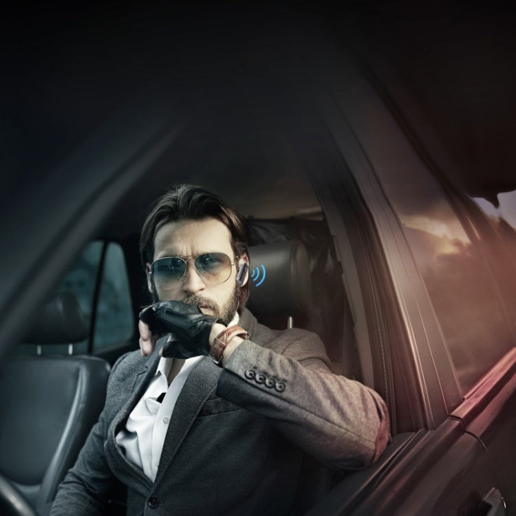 V15 Car Bluetooth With PD Fast Charger Adapter Microphone Wireless Noise Reduction Bluetooth Headset - Bluetooth Car Kits by buy2fix | Online Shopping UK | buy2fix