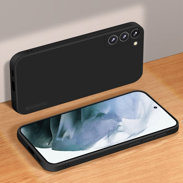 For Samsung Galaxy S23+ 5G PINWUYO Sense Series Liquid Silicone TPU Phone Case(Black) - Galaxy S23+ 5G Cases by PINWUYO | Online Shopping UK | buy2fix