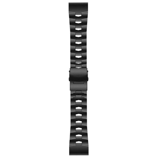 For Garmin Fenix 6 Sapphire GPS 22mm Titanium Alloy Quick Release Watch Band(Black) by buy2fix
