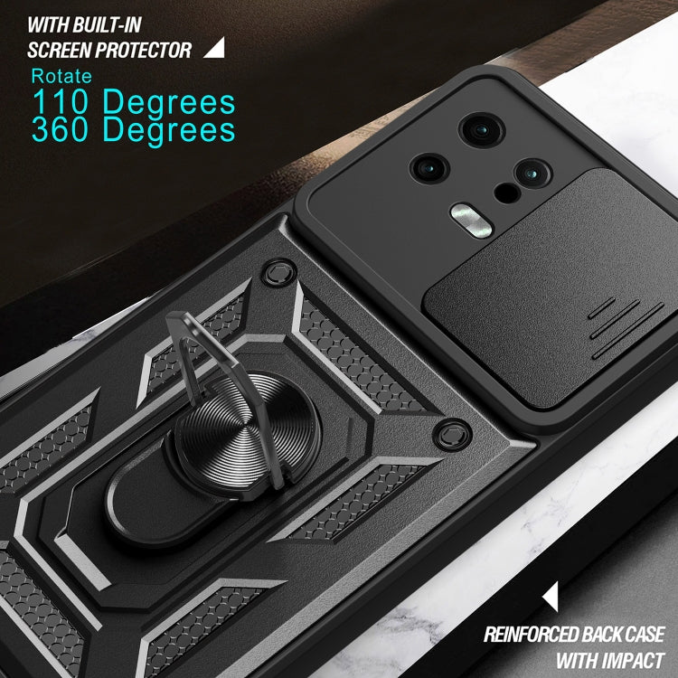 For Xiaomi 13 Sliding Camera Cover Design Phone Case(Rose Gold) by buy2fix