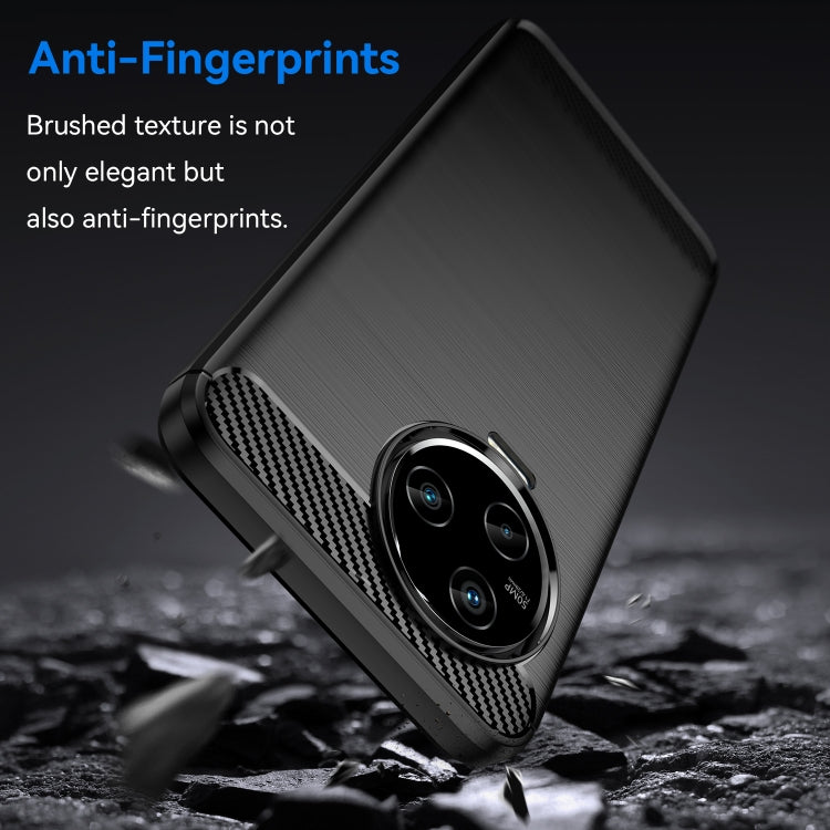 For Infinix Note 12 2023 Brushed Texture Carbon Fiber TPU Phone Case(Black) - Infinix Cases by buy2fix | Online Shopping UK | buy2fix