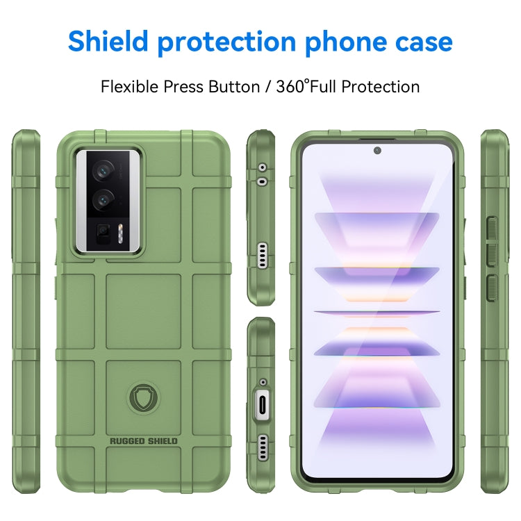 For Xiaomi Redmi K60 Pro Full Coverage Shockproof TPU Case(Green) - Xiaomi Cases by buy2fix | Online Shopping UK | buy2fix