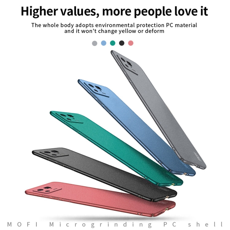 For Xiaomi 13 MOFI Fandun Series Frosted Ultra-thin PC Hard Phone Case(Gray) - Xiaomi Cases by MOFI | Online Shopping UK | buy2fix
