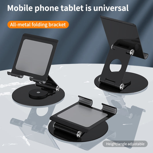 JUNSUNMAY 360 Degrees Rotating Foldable Laptop Desktop Holder Height / Angle Adjustable(Black) by JUNSUNMAY