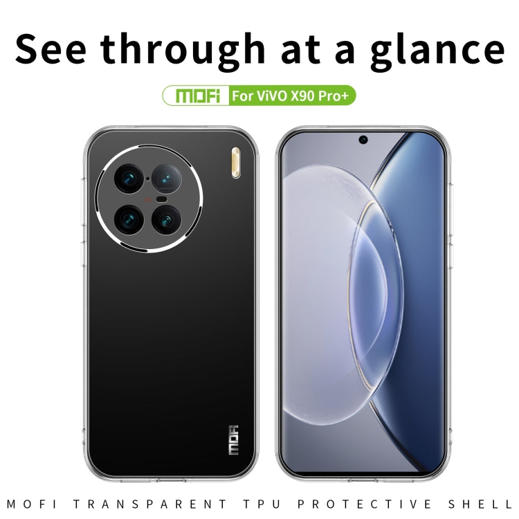 For vivo X90 Pro+ MOFI Ming Series Ultra-thin TPU Phone Case(Transparent) - vivo Cases by MOFI | Online Shopping UK | buy2fix