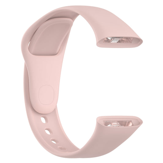 For Redmi Watch 3 Loop Type Solid Color Silicone Watch Band(Pink) by buy2fix