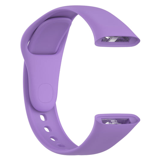 For Redmi Watch 3 Loop Type Solid Color Silicone Watch Band(Lavender Purple) by buy2fix