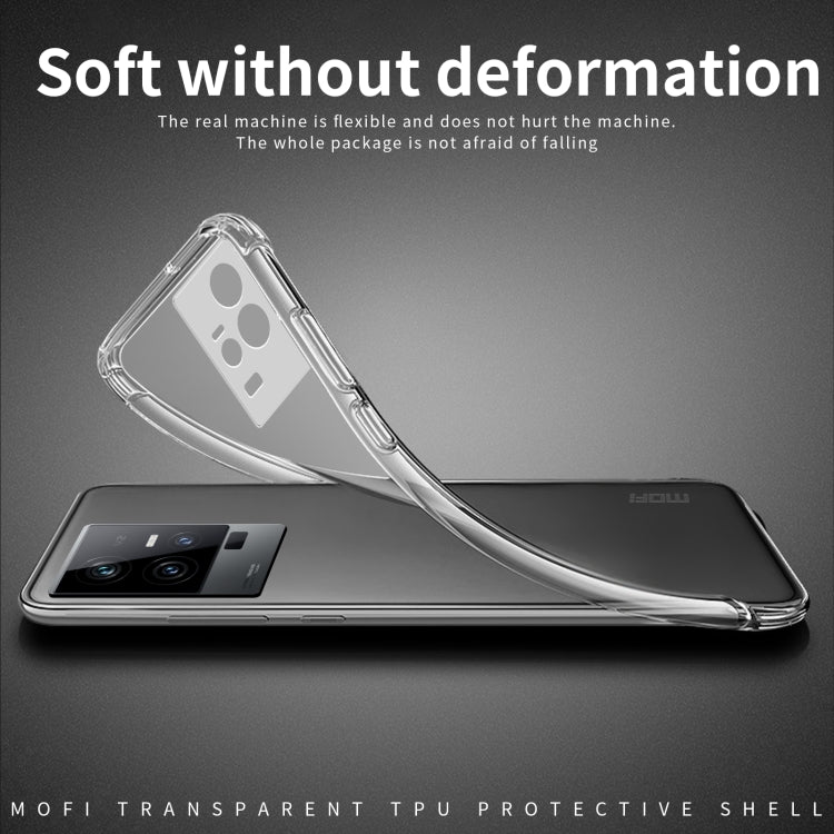For vivo iQOO11 MOFI Ming Series Ultra-thin TPU Phone Case(Transparent) - vivo Cases by MOFI | Online Shopping UK | buy2fix
