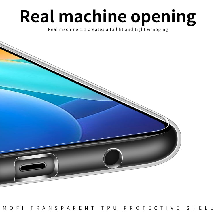 For vivo Y02 4G MOFI Ming Series Ultra-thin TPU Phone Case(Transparent) - vivo Cases by MOFI | Online Shopping UK | buy2fix