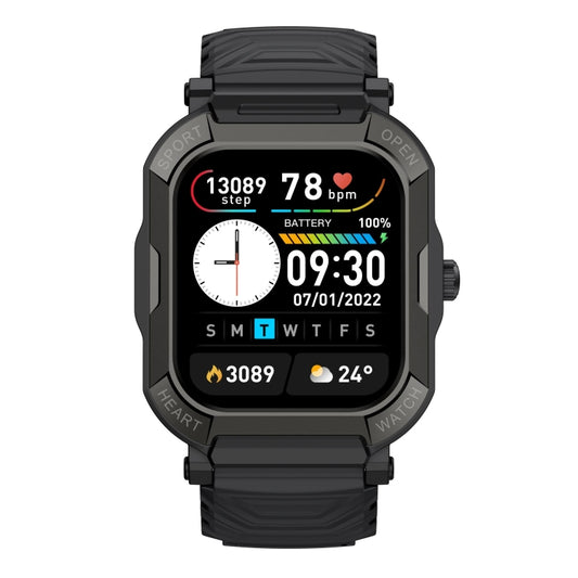 H30 1.91 inch Color Screen Smart Watch,Support Heart Rate Monitoring / Blood Pressure Monitoring(Black) - Smart Wristbands by buy2fix | Online Shopping UK | buy2fix