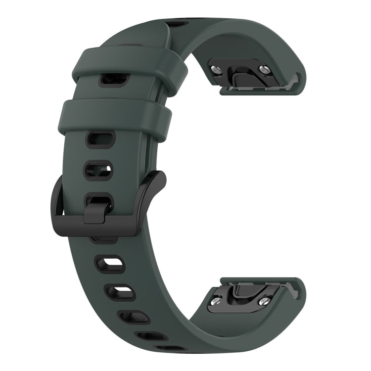 For Amazfit Falcon 22mm Two-Color Sports Silicone Watch Band(Armygreen+Black) - Watch Bands by buy2fix | Online Shopping UK | buy2fix
