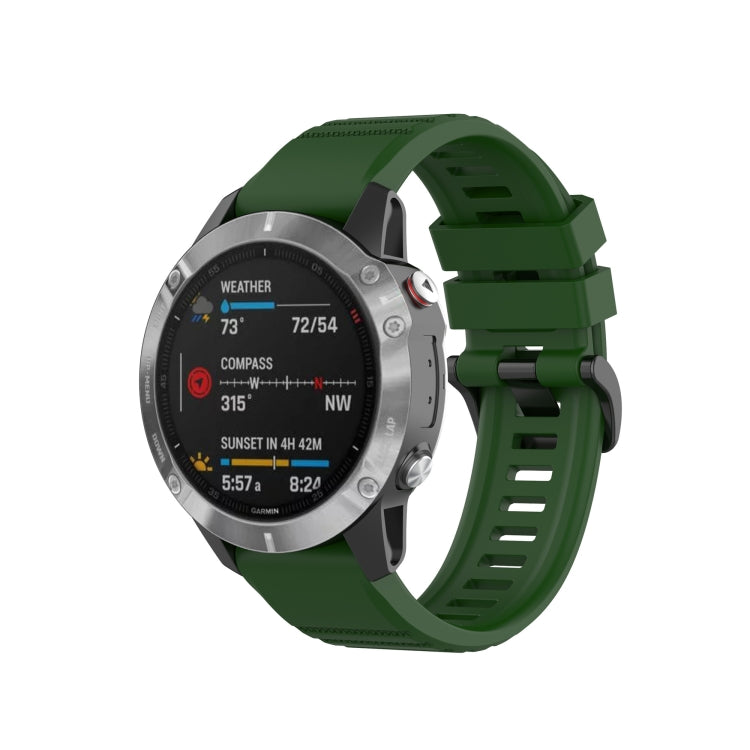 For Amazfit Falcon 22mm Silicone Quick Detachable Sports Watch Band(Armygreen) - Watch Bands by buy2fix | Online Shopping UK | buy2fix