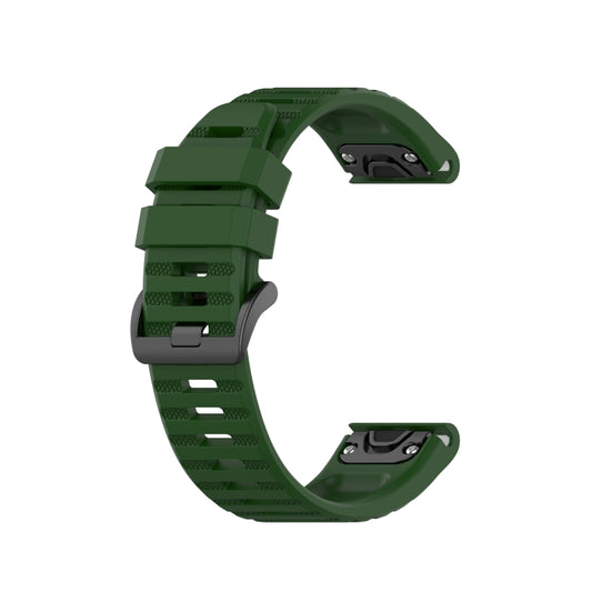 For Amazfit Falcon 22mm Silicone Quick Detachable Sports Watch Band(Armygreen) by buy2fix