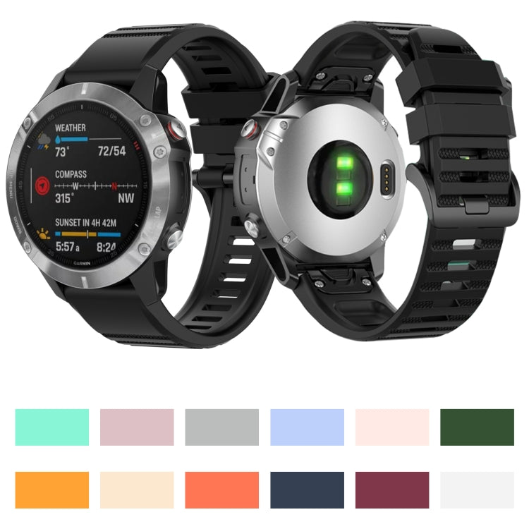 For Amazfit Falcon 22mm Silicone Quick Detachable Sports Watch Band(Grey) - Watch Bands by buy2fix | Online Shopping UK | buy2fix