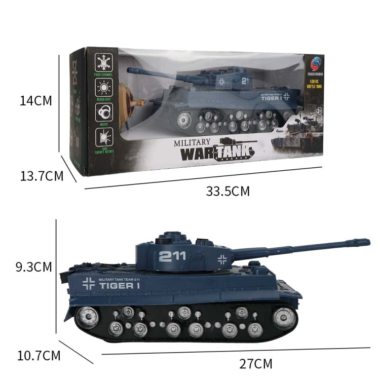 MoFun 369 Remote Control Tank 1:32 Four-way RC Vehicle(Blue) - RC Cars by MoFun | Online Shopping UK | buy2fix