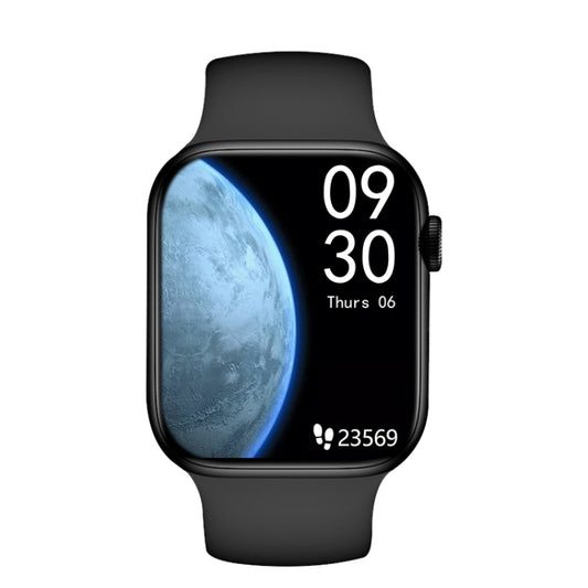 WS88 1.96 inch Color Screen Smart Watch,Support Heart Rate Monitoring / Blood Pressure Monitoring(Black) by buy2fix