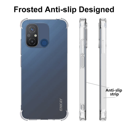 For Redmi 12C 4G ENKAY Hat-Prince Clear TPU Shockproof Phone Case by ENKAY