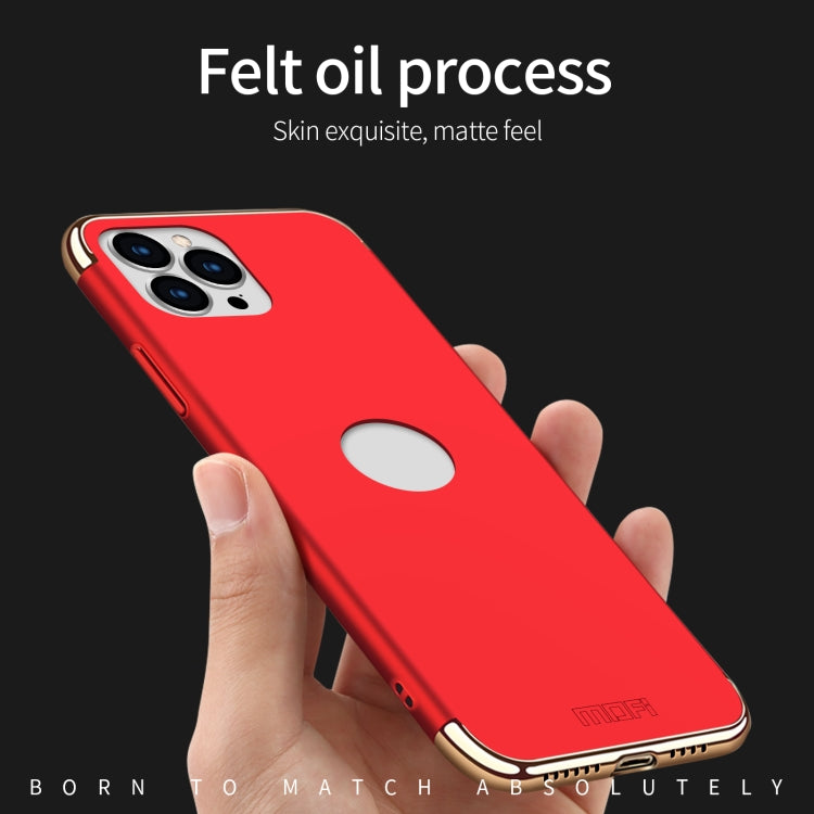 For iPhone 14 Pro Max MOFI Yatun Series 3 in 1 Stitching PC Phone Case(Red) - iPhone 14 Pro Max Cases by MOFI | Online Shopping UK | buy2fix