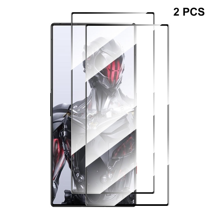 For ZTE Nubia Red Magic 8 Pro / 8 Pro+ 2pcs ENKAY Hat-Prince Full Glue 0.26mm 9H 2.5D Tempered Glass Full Film - ZTE Tempered Glass by ENKAY | Online Shopping UK | buy2fix