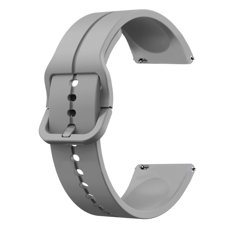 For Xiaomi MI Watch S1 Pro 22mm Loop Silicone Watch Band(Grey) - Watch Bands by buy2fix | Online Shopping UK | buy2fix