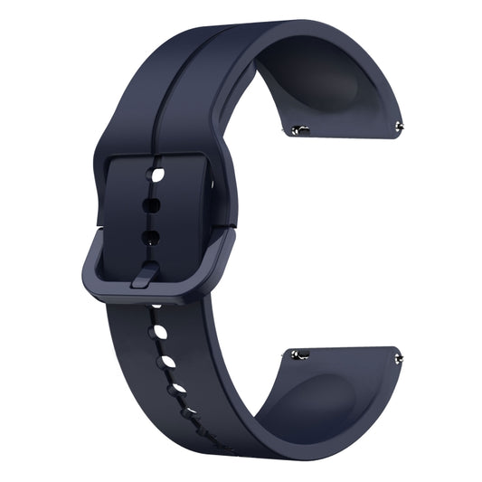 For Xiaomi MI Watch S1 Active 22mm Loop Silicone Watch Band(Black) by buy2fix