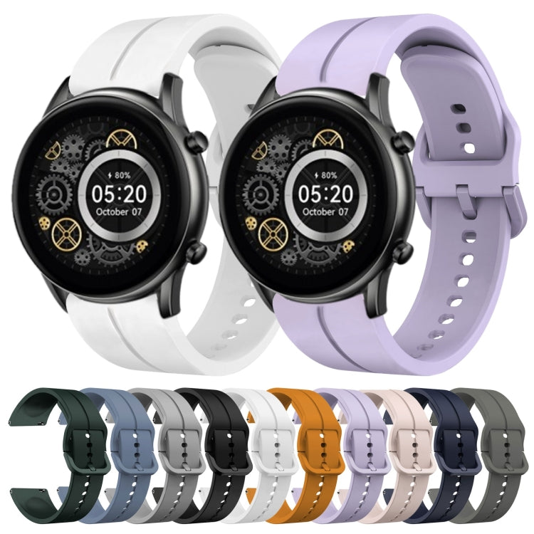 For Xiaomi Haylou RT2 LS10 22mm Loop Silicone Watch Band(Amber Yellow) - Watch Bands by buy2fix | Online Shopping UK | buy2fix