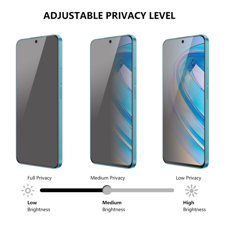 For Honor X8A ENKAY 28 Degree Anti-peeping Tempered Glass Full Screen Film - Honor Tempered Glass by ENKAY | Online Shopping UK | buy2fix