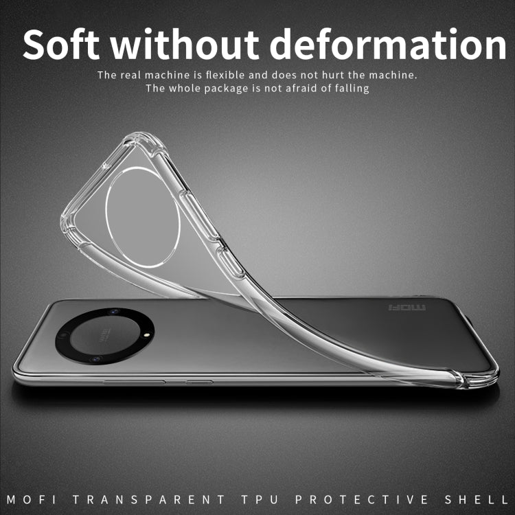 For Honor X9A MOFI Ming Series Ultra-thin TPU Phone Case(Transparent) - Honor Cases by MOFI | Online Shopping UK | buy2fix