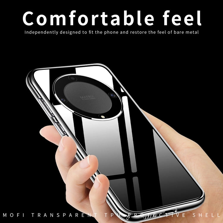 For Honor X9A MOFI Ming Series Ultra-thin TPU Phone Case(Transparent) - Honor Cases by MOFI | Online Shopping UK | buy2fix