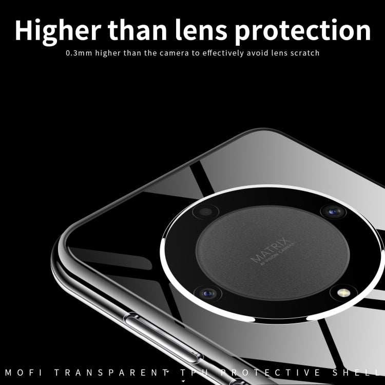 For Honor X9A MOFI Ming Series Ultra-thin TPU Phone Case(Transparent) - Honor Cases by MOFI | Online Shopping UK | buy2fix