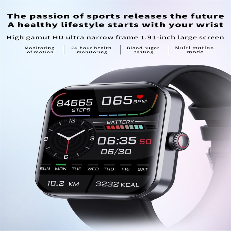 F57L 1.91 inch Color Screen Smart Watch,Support Heart Rate Monitoring / Blood Pressure Monitoring(Black) - Smart Wristbands by buy2fix | Online Shopping UK | buy2fix