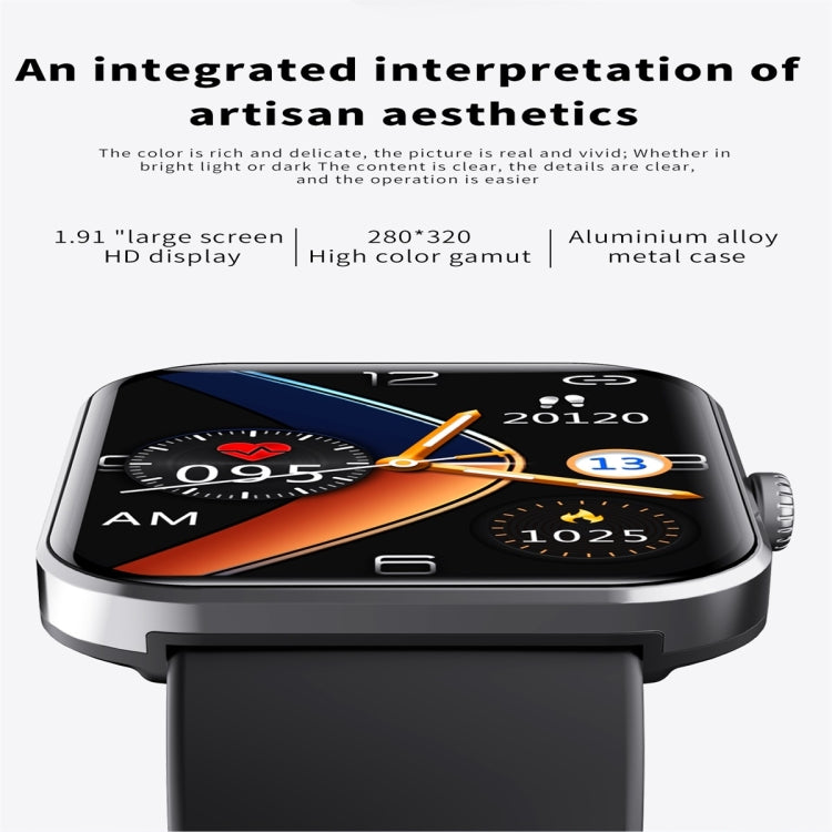 F57L 1.91 inch Color Screen Smart Watch,Support Heart Rate Monitoring / Blood Pressure Monitoring(Black) - Smart Wristbands by buy2fix | Online Shopping UK | buy2fix