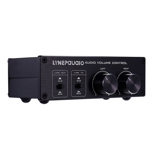 2 In and 2 Out Switcher Volume Controller, RCA signal switches to XLR balanced signal and no need for power supply. It provides RCA and XLR interfaces, independent L/R channel volume adjustment, which is suitable for devices with volume adjustment need by buy2fix