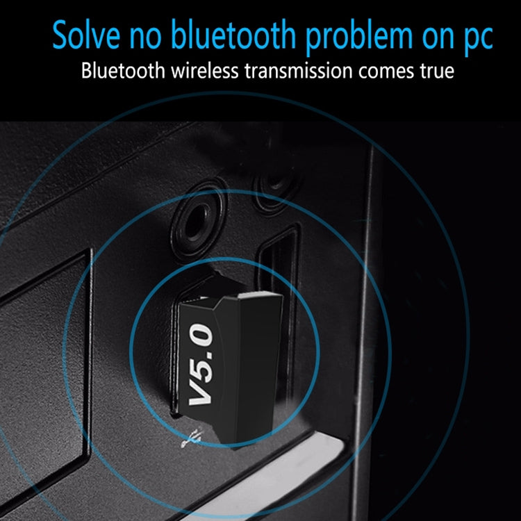 Computer Bluetooth Adapter 5.0 USB Desktop Dongle WiFi Audio Receiver Transmitter - Audio Receiver Transmitter by buy2fix | Online Shopping UK | buy2fix