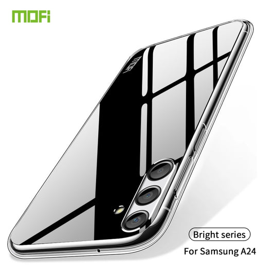 For Samsung Galaxy A24 4G MOFI Ming Series Ultra-thin TPU Phone Case(Transparent) by MOFI