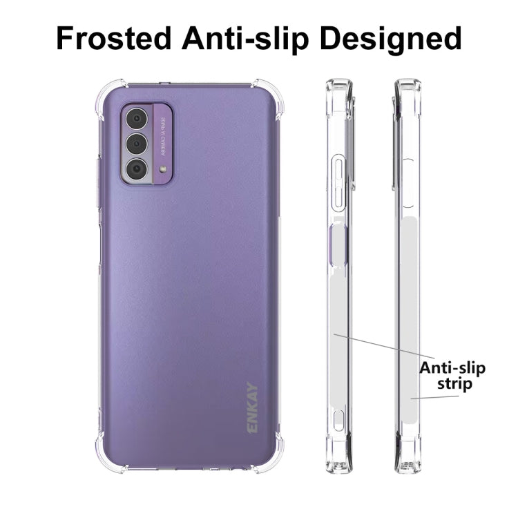 For Nokia G42 5G ENKAY Clear TPU Shockproof Anti-slip Phone Case - Nokia Cases by ENKAY | Online Shopping UK | buy2fix