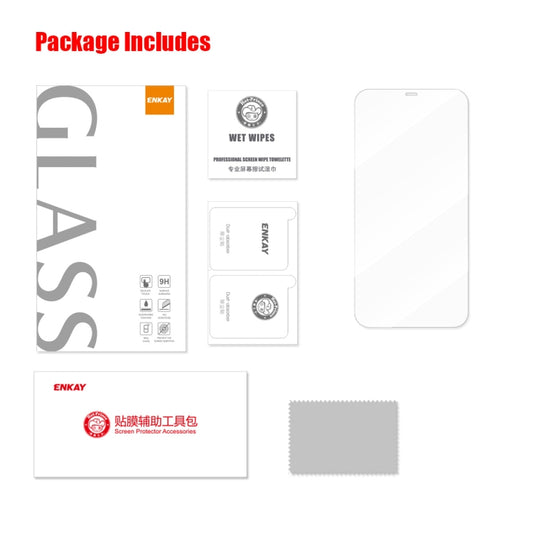 For iPhone 12 / 12 Pro ENKAY Hat-Prince 0.1mm Ultrathin Anti-reflection Special Glass Film by ENKAY