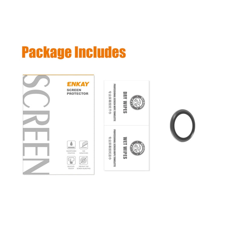 For HUAWEI P60 / P60 Pro / P60 Art ENKAY Hat-Prince 9H Rear Camera Lens Aluminium Alloy Tempered Glass Film(Green) by ENKAY