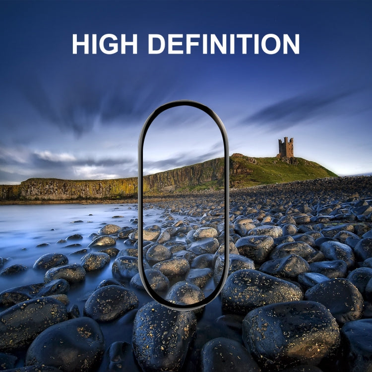 1pcs For Xiaomi Band 8 ENKAY Hat-Prince 3D Full Coverage Soft PC Edge + PMMA HD Screen Protector Film by ENKAY