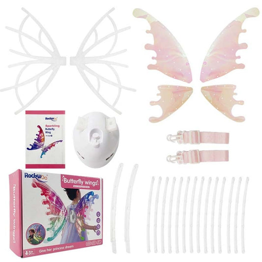 Rockwoo R01 DIY Electric Butterfly Elf Wings Toy No Light by buy2fix