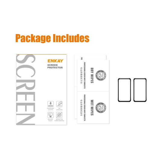 2pcs For Huawei Band 8 / 9 ENKAY Hat-Prince 3D Full Coverage Soft PC Edge + PMMA HD Screen Protector Film by ENKAY