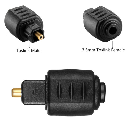 JUNSUNMAY Optical 3.5mm Female Mini Jack Plug to Digital Toslink Male Audio Adapter Connector - Adapter by JUNSUNMAY | Online Shopping UK | buy2fix