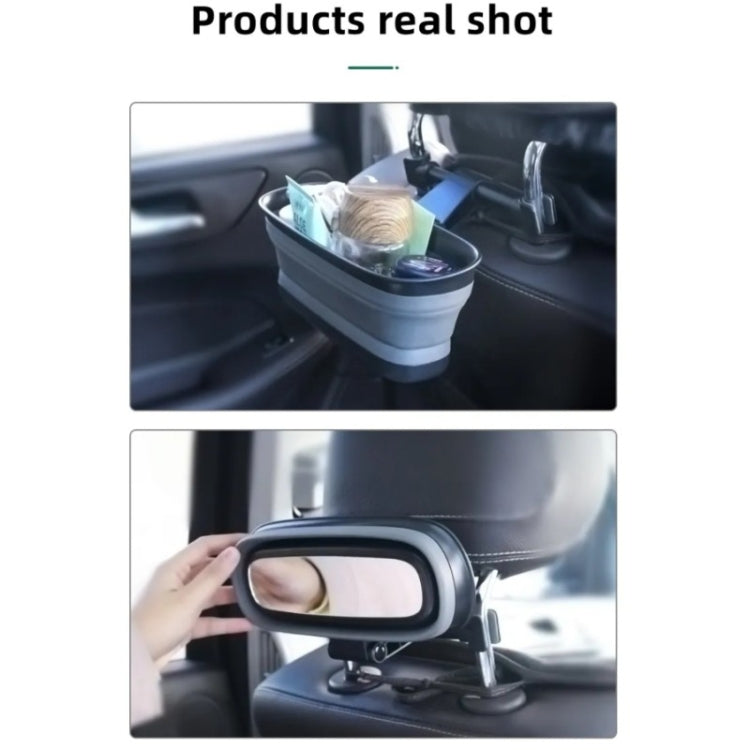 L65 Car Can Be Contraction And Expanded And Storing Car Vanity Mirror Car Storage Box by buy2fix