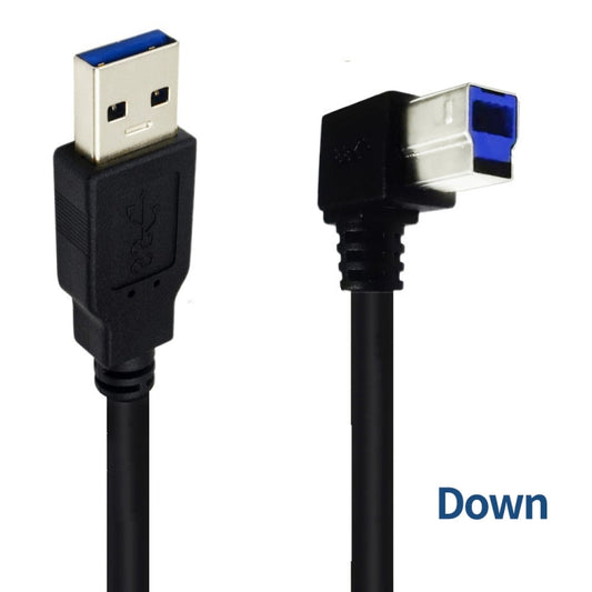 JUNSUNMAY USB 3.0 A Male to USB 3.0 B Male Adapter Cable Cord 1.6ft/0.5M for Docking Station, External Hard Drivers, Scanner, Printer and More(Down) by JUNSUNMAY