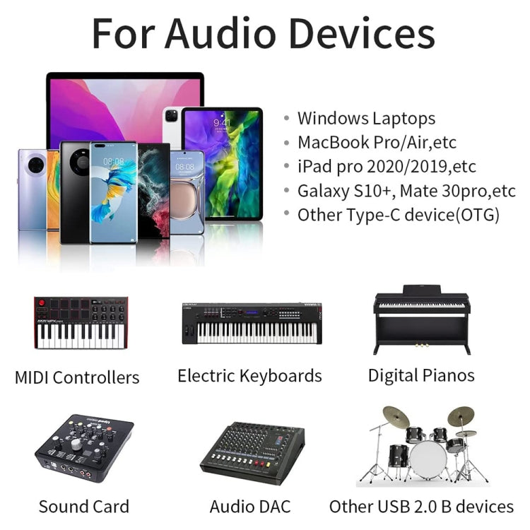 1pc JUNSUNMAY USB Type-C Female to Male USB 2.0 Type-B Adapter Converter Connector for Printers Scanner Electric Piano by JUNSUNMAY