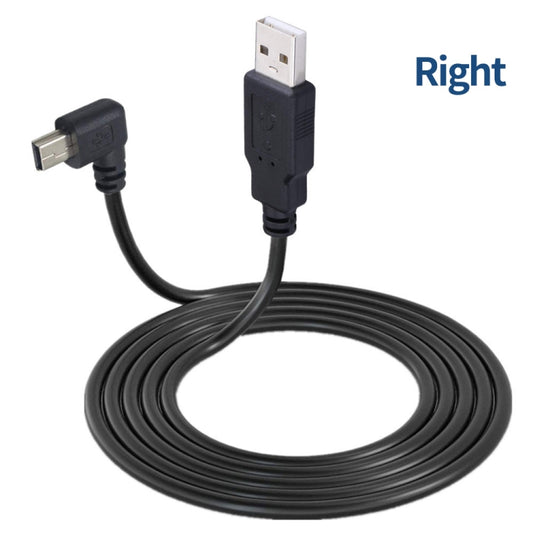 JUNSUNMAY 5 Feet USB A 2.0 to Mini B 5 Pin Charger Cable Cord, Length: 1.5m(Right) by JUNSUNMAY