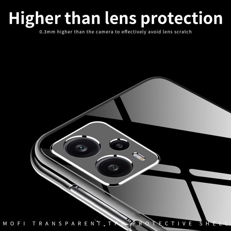 For Xiaomi Redmi Note 12 Turbo MOFI Ming Series Ultra-thin TPU Phone Case(Transparent) - Xiaomi Cases by MOFI | Online Shopping UK | buy2fix